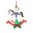thumbnail image 1 of Christian icht Ornement - Ange sur Cheval à Bascule, 1 of 1