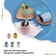 thumbnail image 5 of Injueey 10 piezas de taza de agua de silicona para niños, reemplazo lavable a prueba de golpes, frasco de jugo de Color sólido, botella para Utensilios de cocina amarillo beis, 5 of 6