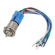 19Mm Selector Rotary Switch Latching 3 Positions 2No 2Nc 12-24V With Wire Socket Blue Smile Home