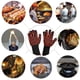 thumbnail image 1 of Guantes resistentes al calor de barbacoa, Mitones para cocinar en el horno, Manguito largo extendido rilla, Invierno, Antideslizante guantes de trabajo Spptty Como se muestra en la descripción, 1 of 7