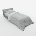 thumbnail image 3 of Ambesonne Grey Bedding Set 4 Pcs, Bridal Flourish Motifs, Queen, Grey White, 3 of 3