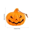 thumbnail image 3 of Mini Handheld LED Jack O Lantern Light, Battery Operated Halloween Pumpkin Lamp, Portable Decor for Mantel, Party, Tabletop, Indoor Home, Trick or Treat & Holiday Accent, B, 3 of 7