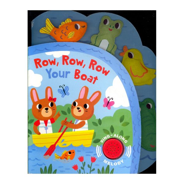 Bookoli Soundbuch 'Row Row Row Your Boat' – Mit Musik-Taste | Kinderreime Für Kleinkinder | Ab 18 Monaten