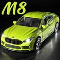 thumbnail image 2 of 1:32 Scale M8 Competition Police Car Model Toy Alloy Diecast Shock Absorption Miniature Vehicles Models for Kids Presents, 2 of 10
