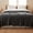 Dark Gray, variant on Loomsnest Ultra Soft Light Gray Queen Waffle Blanket, 100% Cotton Blanket for Bed, Sofa & Couch, Waffle Weave All Season Throw for Hot Sleeper, Lightweight & Breathable, 90" x 90"