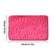 thumbnail image 4 of Alfombra para inodoro, hogar, hotel, baño, absorción de agua, alfombrilla antideslizante, alfombra de fibra química, rosa roja, 50x80cm Inevent HA001838-10, 4 of 7