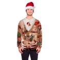 thumbnail image 5 of Suéter navideño feo unisex para hombres y mujeres, sudaderas con capucha con estampado divertido en 3D, suéteres de otoño e invierno 2020, jerséis, tops, 5 of 5