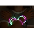 thumbnail image 4 of DirectGlow 200ct Bicolor Green/Pink Glow Stick Bracelets Glow in The Dark Party Favors, 4 of 8