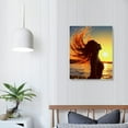 thumbnail image 3 of Nawypu Canvas Wall Art Print Poster Dusk Underwater Girl Washing Hair Poster Sexy Girl Art Picture Canvas Painting Posters And Prints Wall Art Pictures for Living Room Bedroom Decor, 3 of 4