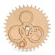thumbnail image 1 of Relojes De Pared, Reloj De Engranajes, Reloj De Engranajes, Novedad, Decoración Del Hogar, Puntero De Engranaje De Diseño Simple, Reloj De Pared Dorado Para El Hogar Del ANGGREK Wall Clock, 1 of 8