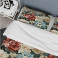 thumbnail image 4 of Designart "Classic Beige Vintage Flora II" Floral Bedding Covert Set - Cottage Bed Set With 2 Shams, 4 of 5