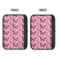 thumbnail image 2 of Yuyamidu Pink Butterfly Seat Belt Cover Pad Heart Car Seatbelt Cushion Covers Accessories for Most Vehicle 2 Pack Fashion Car Seat Belt Decor Accessories for Women, Valentine's Day, 2 of 7