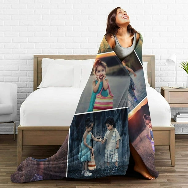 Customized throw blankets with a picture hotsell