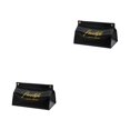thumbnail image 4 of Ounissouiy Caja de escritorio Caja de almacenamiento de papel para coche Servilleta de cuero de imitación Contenedor Decoración Oficina Caja de negro plano 2Conjunto, 4 of 6