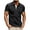 F-431 Black, variant on Short Sleeve Tops for Mens Summer Fall Turtle Neck Spandex Sport Gym Brunch Jogger Plain Tops Shirt Blouse Mens Button Up 2026 Clothing Trendy