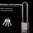 thumbnail image 5 of Long Shackle Padlocks With Keys Outdoor Shed Weatherproof Outdoor Padlock, 5 of 5