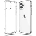 thumbnail image 2 of Clear Transparent Case See-Thru Flex Gel TPU Skin Slim Phone Cover for Apple iPhone 12 Pro Max (6.7"), 2 of 8