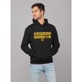 thumbnail image 2 of Churro Mode On Bold Retro Design Men's Hoodie, 2 of 4