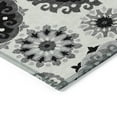 thumbnail image 4 of Addison Rugs Chantille Indoor/Outdoor Transitional Kaleidoscope Black Washable Rectangle Rug, 2'6" x 3'10", 4 of 6