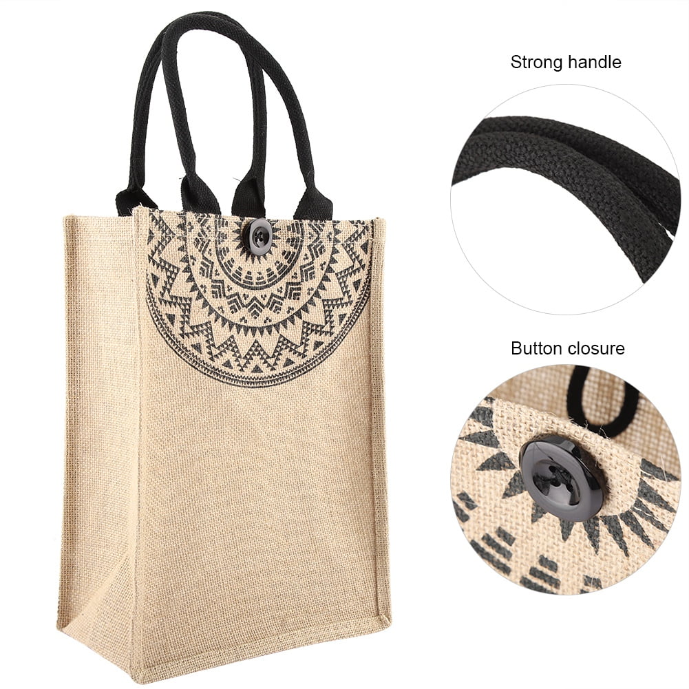 Black jute bag clearance