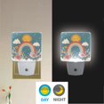 thumbnail image 2 of Yayeee LED Plug in Night Light for The Home with Auto Dusk to Dawn Light Sensors, 2 Pack, Blue Rainbow, 2 of 6