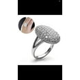 thumbnail image 5 of Twilight Women's Dome Diamond Ring 2.1 Ct Diamond 14K White Gold Over, 5 of 5