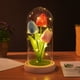 thumbnail image 2 of Yhmxh Utensilios de cocina Lámpara de noche con tulipanes, hecha a mano, ingeniosa lámpara de mesa para dormitorio con flores, ideal para niños, niñas y parejas. Muebles para cocina, 2 of 6