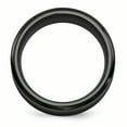 thumbnail image 2 of Edward Mirell Titanium Black Ti Polished Concave 9mm Band, 2 of 7