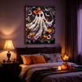 thumbnail image 7 of Halloween Pearl Art Diy Kit, 30Cm X 40Cm Round Drill Diamond Painting for Adults, Spooky Gothic Ghost Halloween Wall Art, Halloween Craft Supplies for Beginners, Full Drill Gem, 7 of 7