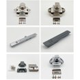 thumbnail image 2 of Wweixi RV Door Push Button Lock Anti-corrosive Electroplated Modified Heavy Duty Pushbutton Locks Accessories with Screws, 2 of 6