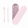 thumbnail image 1 of Cotton Swabs Silicone Reusable Cotton Swab with Storage Box for Ear Cleaning, 1 of 5