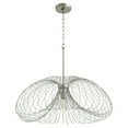 thumbnail image 3 of 806-30-63 Quorum Lighting Loopy Loop - 1 Light Pendant in Contemporary style - 30 inches wide by 14 inches high-Brushed Silver Finish    -Traditional, 3 of 3