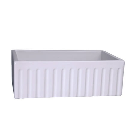 - Barclay Felicity Fluted 30'' L x 18'' W Farmer Kitchen Sink
