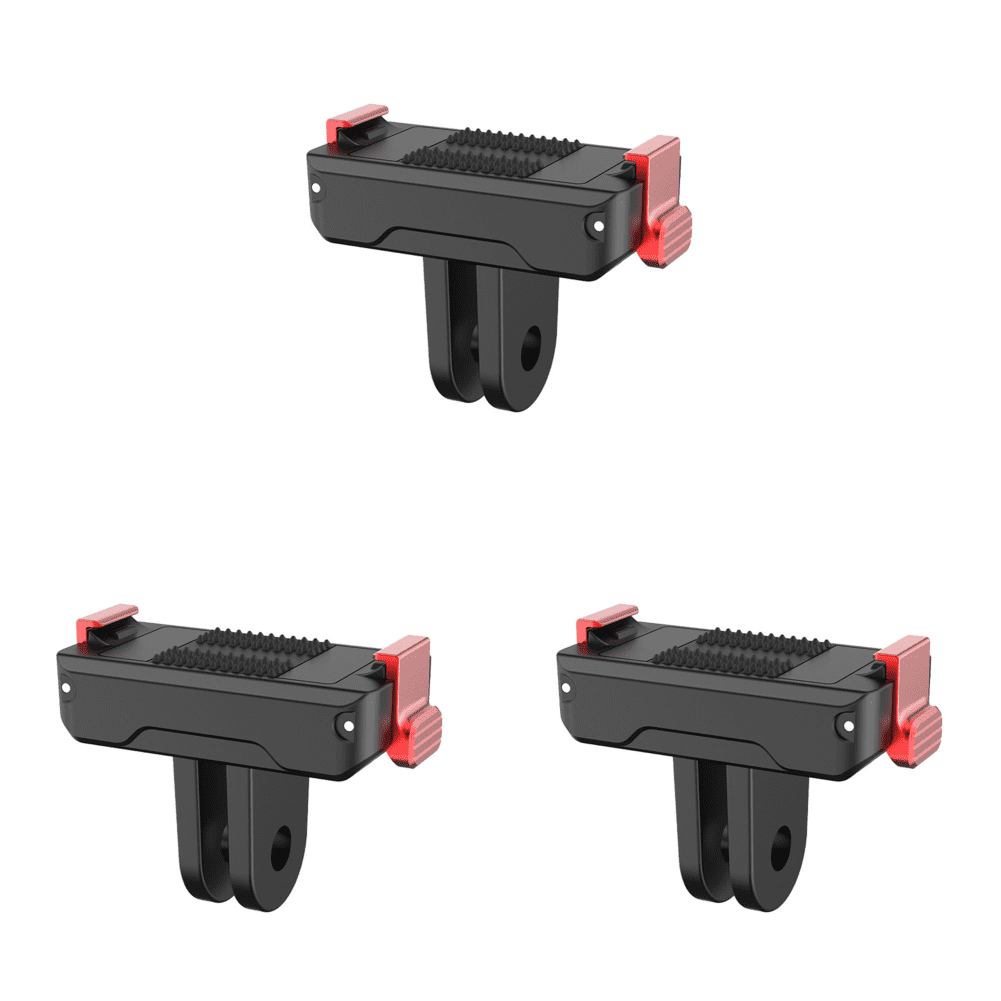 Lot De 3 Adaptateurs Trépied Pour Caméra D’action | Compatible DJI Osmo Action, GoPro Hero, Insta360 - Filetage 6,35 Mm - 3