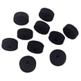 thumbnail image 1 of Shisuyan 10 Pcs 40mm Silencieux de Basses Rond Rond Feutre Cymbales Accessoires (Noir), 1 of 8