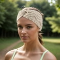 thumbnail image 2 of Unique Bargains 1 Pce Bandeau Confortable Bandeau Croisé Beige, 2 of 6