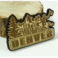 thumbnail image 4 of Denver Wood Engraved Fridge Magnet Souvenir Gift, 4 of 4