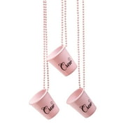 Bachelorette Party Bead Necklaces with Plastic Shot Glasses