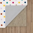 thumbnail image 3 of Mohawk Home Kids Collection Polka Dots Low Pile Stain/Fade Resistant Printed Washable Area Rug, Multicolor, 4' x 6', 3 of 8