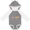 thumbnail image 3 of Inktastic Trumpet Marching Band Musician Gift Boys or Girls Long Sleeve Baby Bodysuit, 3 of 5
