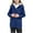 Navy, variant on Girls Lined Raincoat Windproof Softshell Jacket, All Weather Hooded Coat for Kids Outdoor Activities,11-12 Years