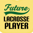thumbnail image 4 of Inktastic Future Lacrosse Player Boys Baby Bib, 4 of 4