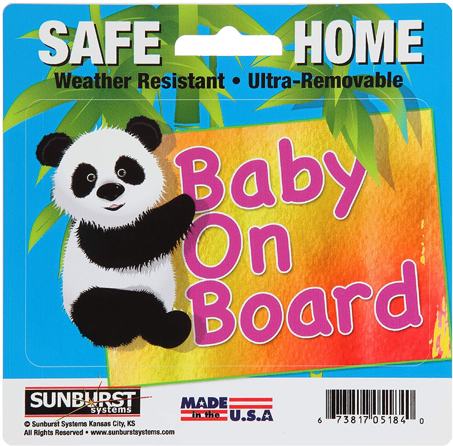 Hello Kitty Panda Bear Funny Vinyl Decal Car Sticker Window bumper laptop 6" 