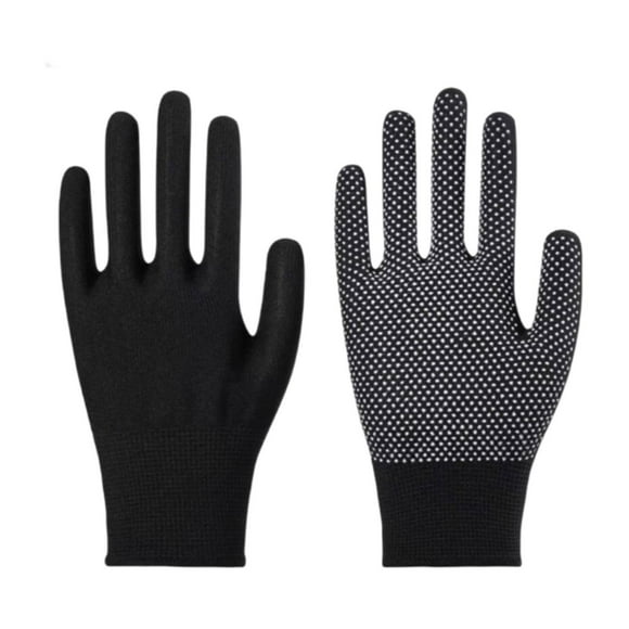 Almencla Work Gloves Anti Slip Utility Gloves Wear Resistant Men Women Full Finger