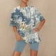thumbnail image 3 of Conjunto de Pijama de las Mujeres de Manga Corta Sólida de Lechuga Y Pantalones Cortos de 2 Piezas de Poliéster, Pijama Suelto Casual para el Verano, 3 of 6