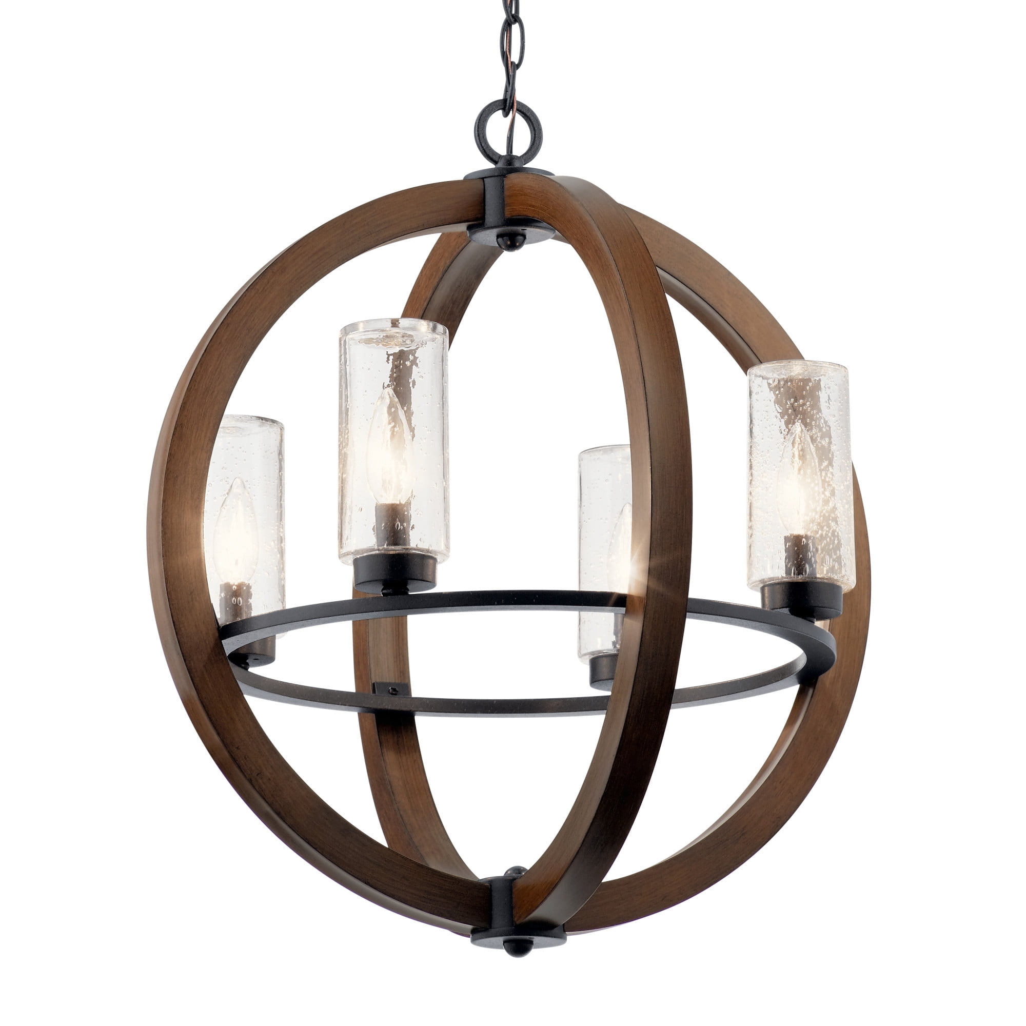 Kichler 49791 Grand Bank 4 Light 20" Wide Outdoor Globe Chandelier