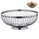 thumbnail image 5 of Toystoory Cesta de fruta de acero inoxidable 201, frutero hueco, cesta de almacenamiento de alambre de Metal multiusos para sala de estar, oficina, cocina Mostrada No.1 Toystoory HA026376-01, 5 of 6