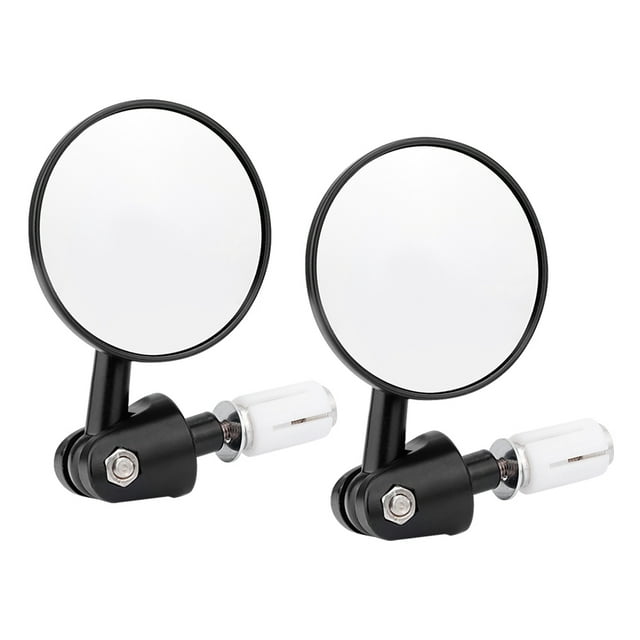 Peahefy 2Pcs Motorcycle Modified Folding Handlebar Rearview Mirror Reflective Side Mirrors 22mm, Folding Rearview Mirror, Handlebar Rear View Mirror