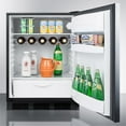 thumbnail image 4 of Freestanding residential counter height all-refrigerator, auto defrost w/stainless steel door, horizontal handle and black cabinet, 4 of 4