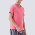 thumbnail image 2 of NIEWTR Mens Athletic Shirts Moisture-Wicking Quick Dry Workout Tees Lightweight Crewneck T-Shirts for Running Gym Casual Work（Orange,2XL), 2 of 4